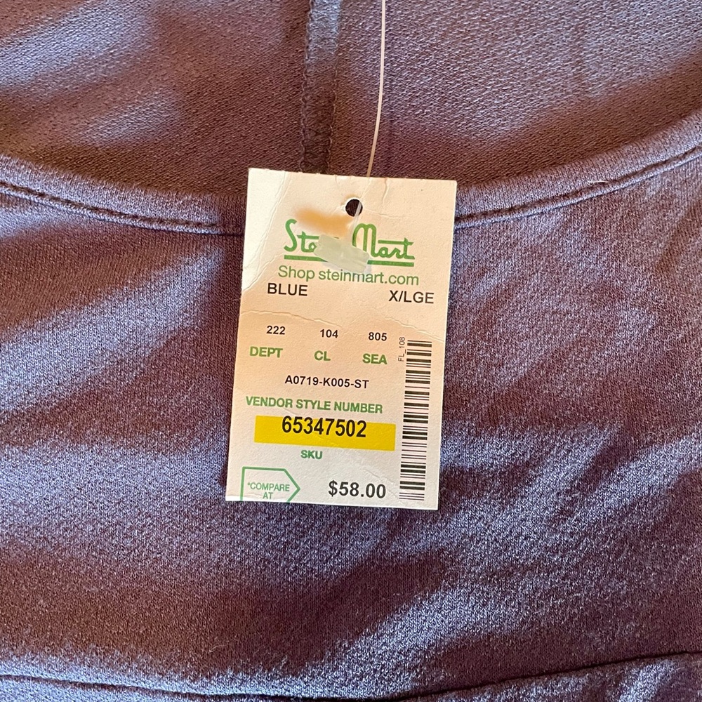 Cha Cha Vente shirt, periwinkle size XL - Picture 3 of 3